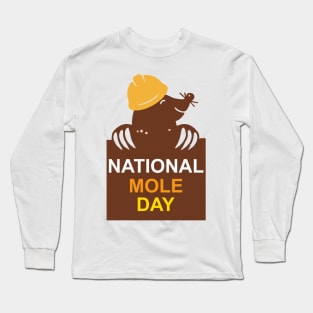 national mole day Long Sleeve T-Shirt